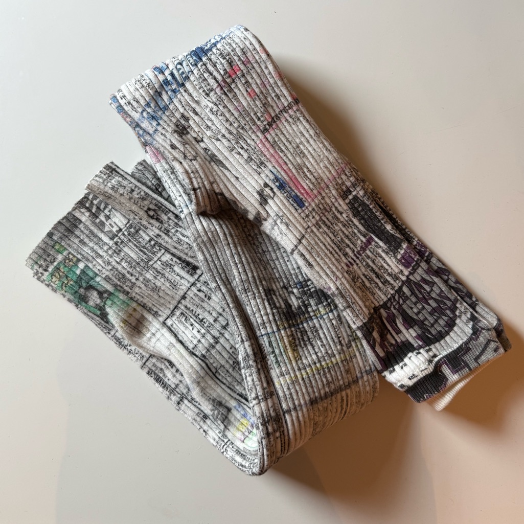 Giugiu X Long Nonna Pants In Shinbun